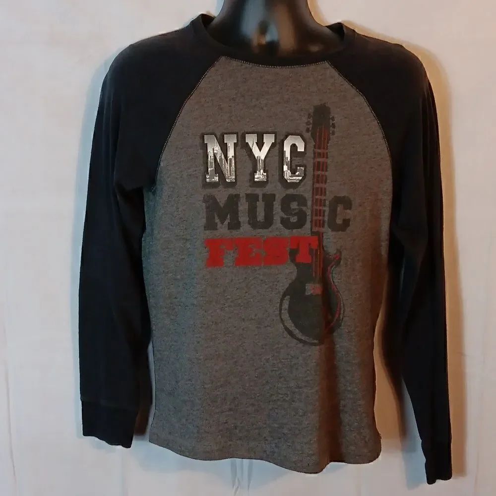 NYC Music Festival Boys Long Sleeve Tee